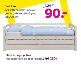 Leen Bakker Bed ties aanbieding