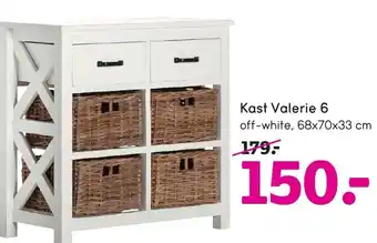 Leen Bakker Kast valerie 6 aanbieding