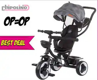 Van Asten BabySuperstore Chipolino Driewieler Jazz Asphalt aanbieding