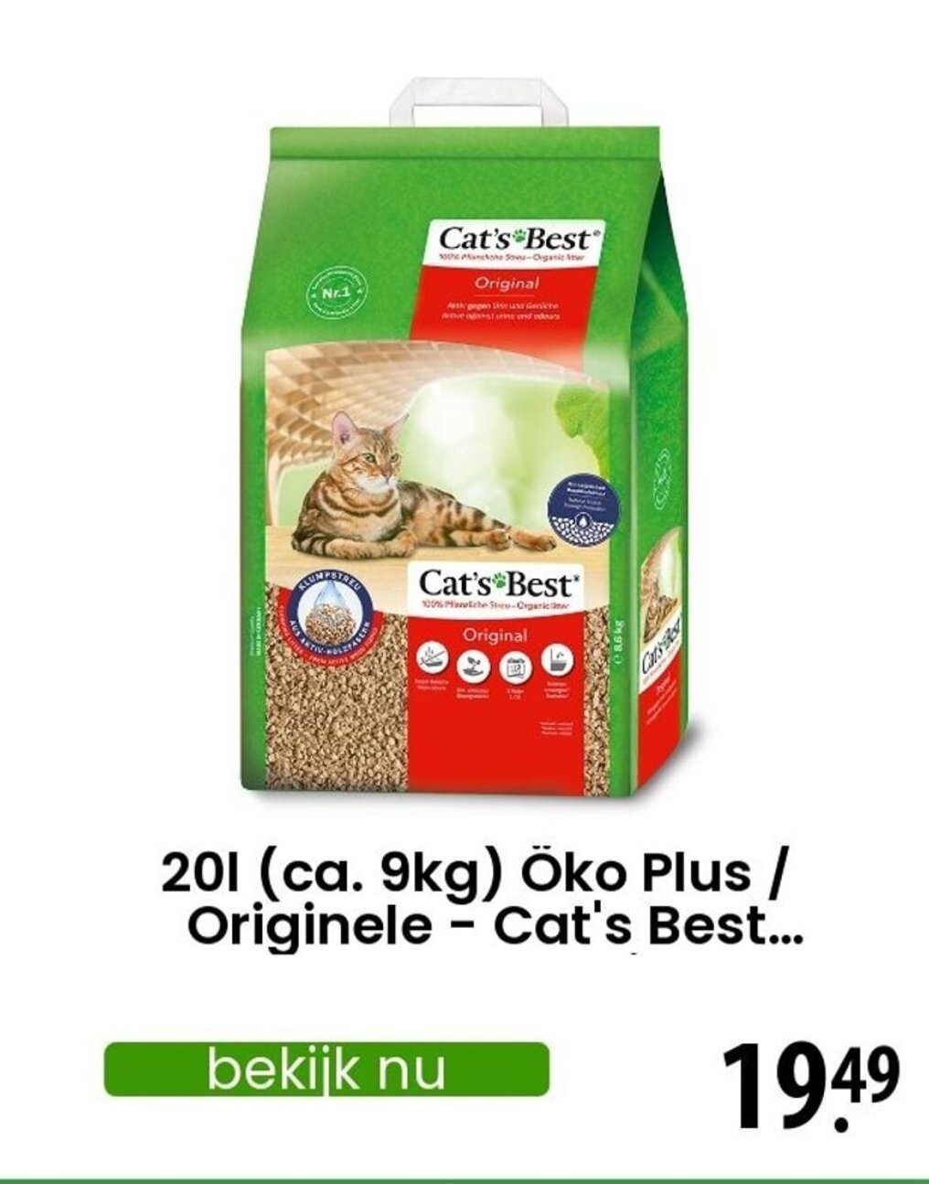 Cat's Best Originele aanbieding bij Zooplus