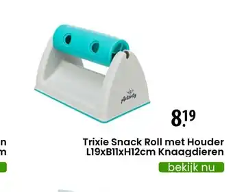 Zooplus Trixie Snack Roll met Houder L19 x B11 x H12 cm Knaagdieren aanbieding