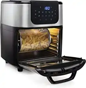 Amazon Princess 182075 air fryer oven deluxe, 11l, zwa... aanbieding