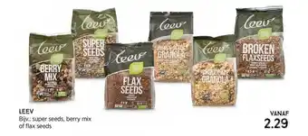 Xenos Leev super seeds, berry mix of flax seeds aanbieding