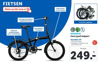 Lidl Vouwfiets 20" aanbieding