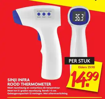 Dekamarkt Sinji Infra rood thermometer aanbieding