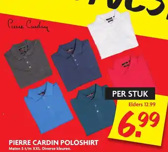 Dekamarkt Pierre Cardin Heren poloshirt mt. S-XXL aanbieding