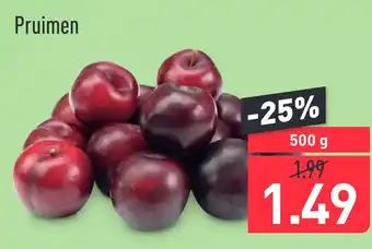 ALDI Pruimen 500 gram aanbieding