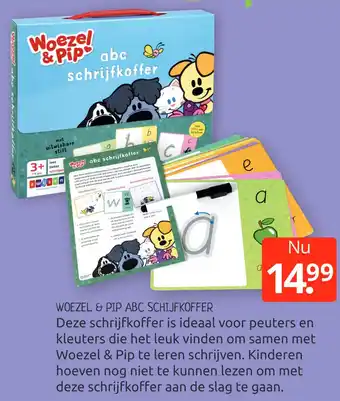 Boekenvoordeel Woezel & pip abc schijfkoffer aanbieding