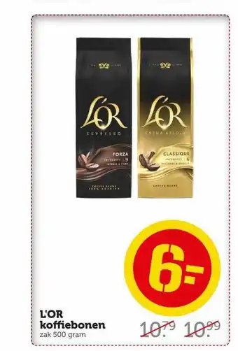 CoopCompact L'or koffiebonen aanbieding