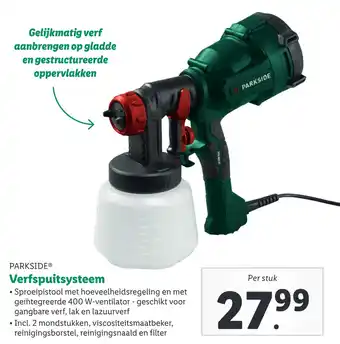 Lidl Verfspuitsysteem aanbieding