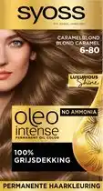 Bol.com 3x syoss oleo intense 6-80 caramel blond haarverf aanbieding