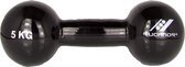 Bol.com Rucanor dumbells - 2 x 5 kg - zwart aanbieding