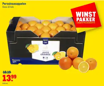 Makro Perssinaasappelen aanbieding