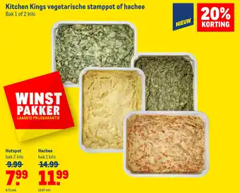 Makro Kitchen kings vegetarische stamppot of hachee aanbieding