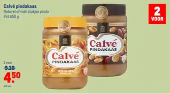 Makro Calvé pindakaas aanbieding