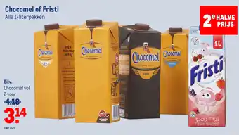 Makro Chocomel of fristi aanbieding