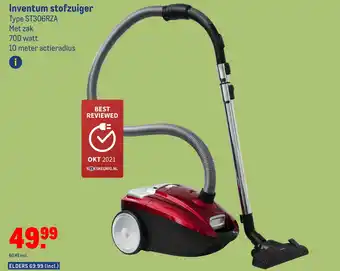 Makro Inventum stofzuiger type st306rza aanbieding