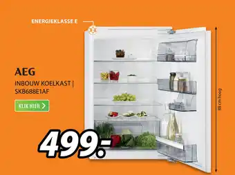 Expert Aeg Inbouw Koelkast | Skb688E1Af aanbieding