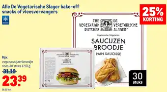 Makro Alle de vegetarische slager bake-off snacks of vleesvervangers aanbieding