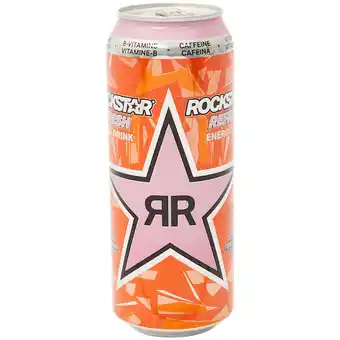 Action Rockstar refresh energy drink mango guava aanbieding