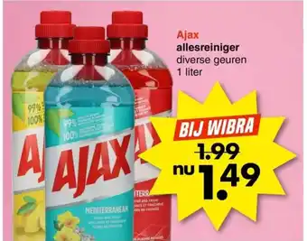 Wibra Ajax allesreiniger aanbieding