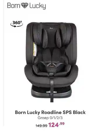 Baby & Tiener Born lucky roadline sps black autostoel aanbieding