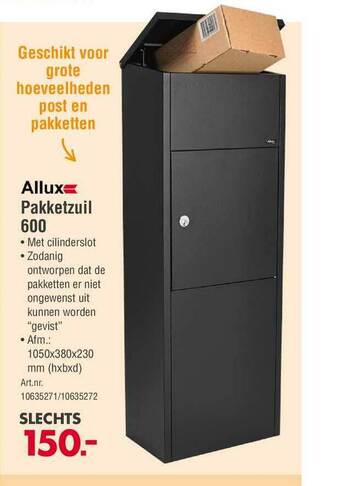 Enorm Allux Pakketzuil 600 aanbieding