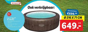 Lidl Lay-Z-Spa™ St. Moritz 216x71 xm aanbieding