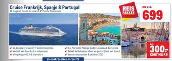 Makro Cruise Frankrijk, Spanje & Portugal aanbieding