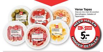 Vomar Voordeelmarkt Verse Tapas : Borrelhapjes, Salades Of Tapenades aanbieding