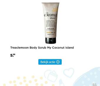 Plein.nl Treaclemoon Body Scrub My Coconut Island aanbieding