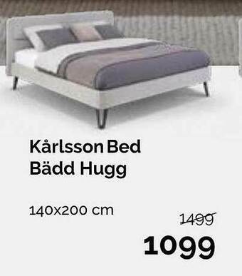 Beter Bed Kårlsson Bed Bädd Hugg 140x200 Cm aanbieding