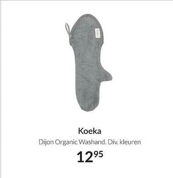 Babypark Koeka Dijon Organic Washand aanbieding