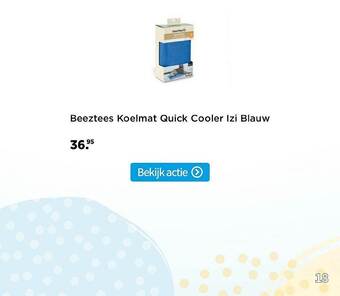 Plein.nl Beeztees Koelmat Quick Cooler Izi Blauw aanbieding