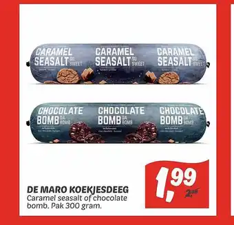 Dekamarkt De maro koekjesdeeg aanbieding