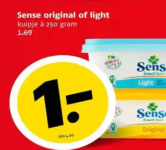 Poiesz Sense original of light aanbieding