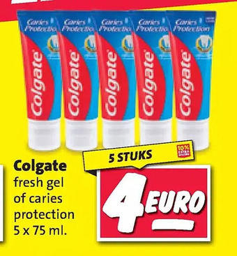 Nettorama Colgate fresh gel of caries protection aanbieding