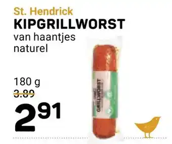 Ekoplaza St. hendrick kipgrillworst van haantjes naturel aanbieding