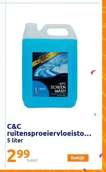 Action C&c ruitensproeiervloeistof all season 5 liter aanbieding