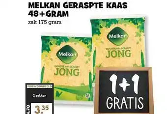 Boon`s Markt Melkan geraspte kaas 48+ gram aanbieding