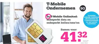 Telecombinatie T-mobile ondernemen aanbieding