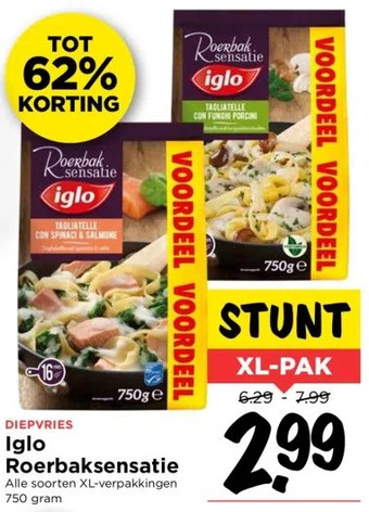Vomar Voordeelmarkt Iglo roerbaksensatie aanbieding