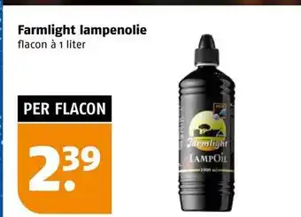 Poiesz Farmlight lampenolie aanbieding