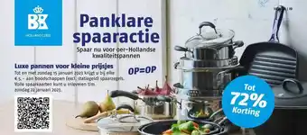 Poiesz Luxe pannen voor kleine prijsjes aanbieding