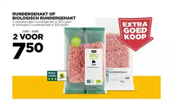 Jumbo Rundergehakt of biologische rundergehakt aanbieding