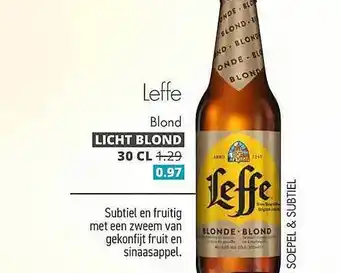 Mitra Leffe blond aanbieding