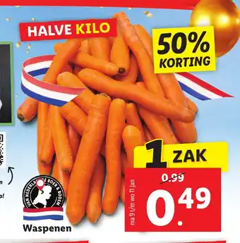 Lidl Waspenen aanbieding