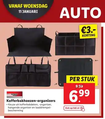 Lidl Kofferbakhoezen-organizers per stuk aanbieding