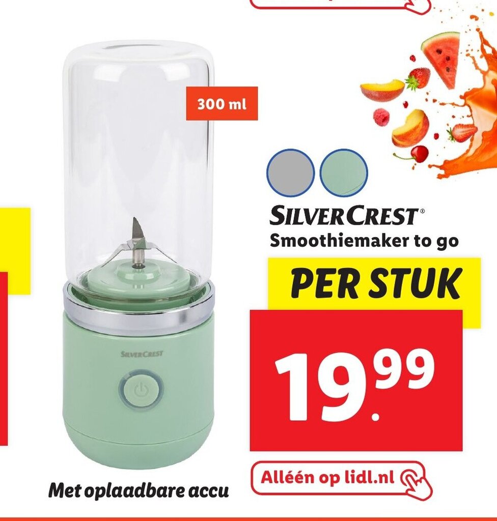 CHiATO blendPLAY Travel Draagbare blender, 600ml, Zwart