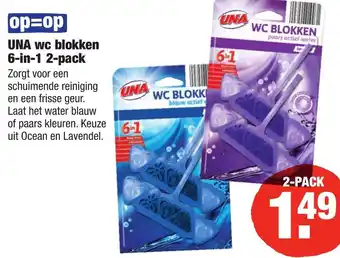 ALDI UNA wc blokken aanbieding